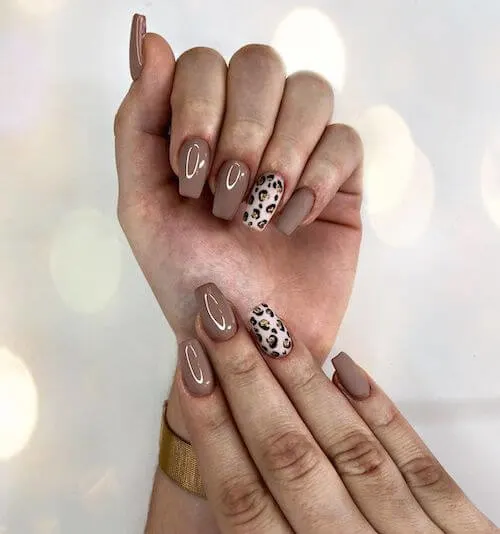 leopard nail designs