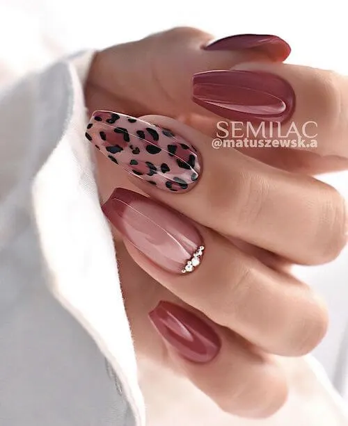 leopard nail designs