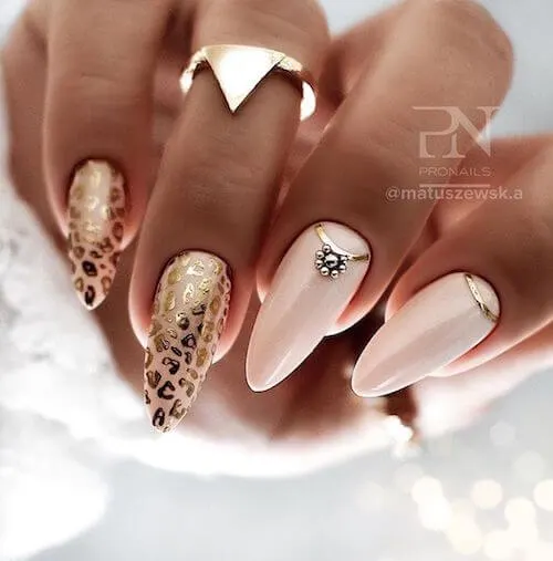 leopard nail designs