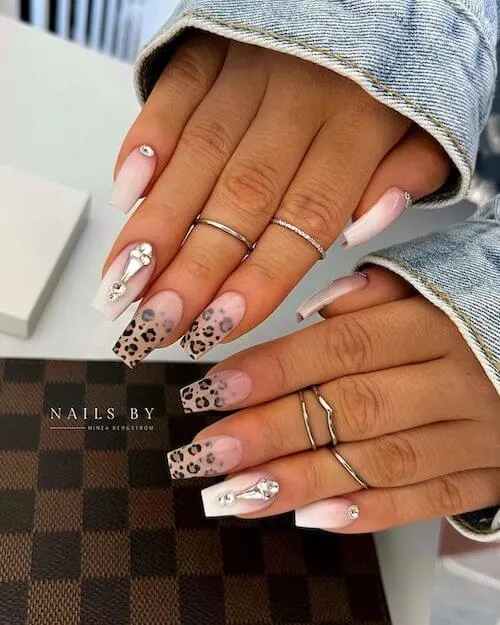 leopard nail designs