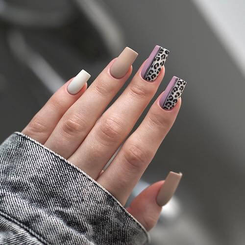 leopard nail designs