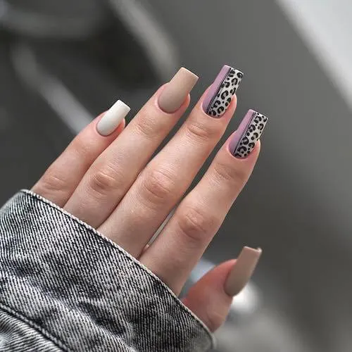 leopard nail designs