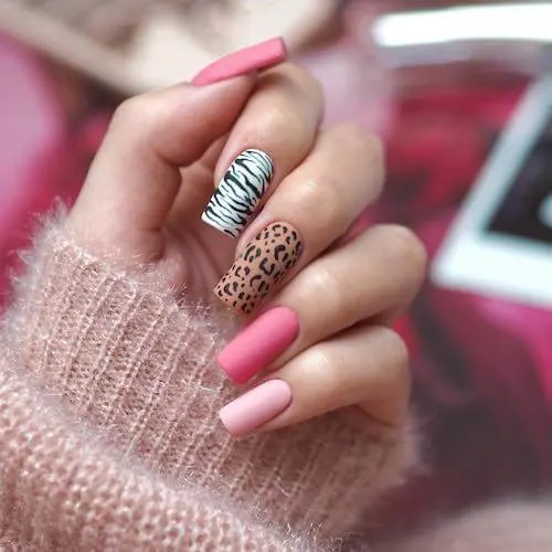 leopard nail designs