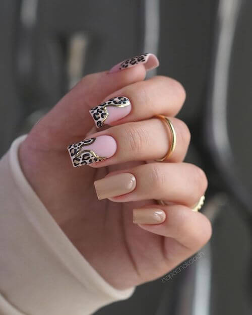 leopard nail designs