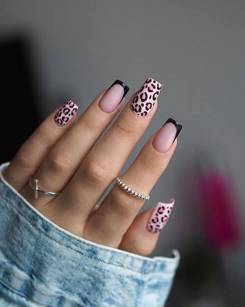 leopard nail designs