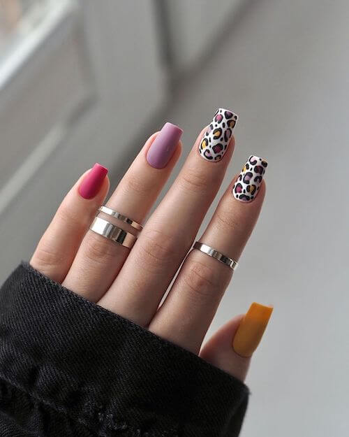 leopard nail designs