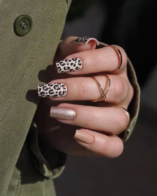 leopard nail designs