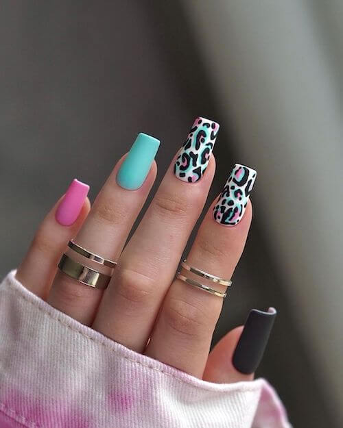 leopard nail designs