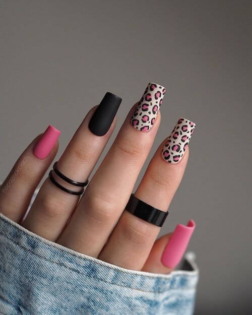 leopard nail designs