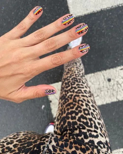 leopard nail designs