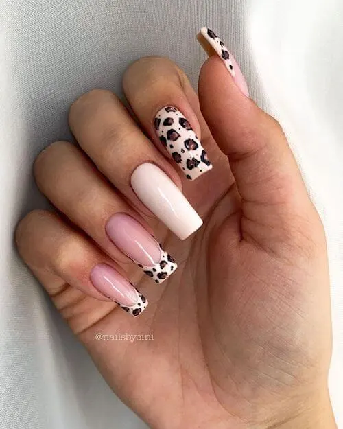 leopard nail designs