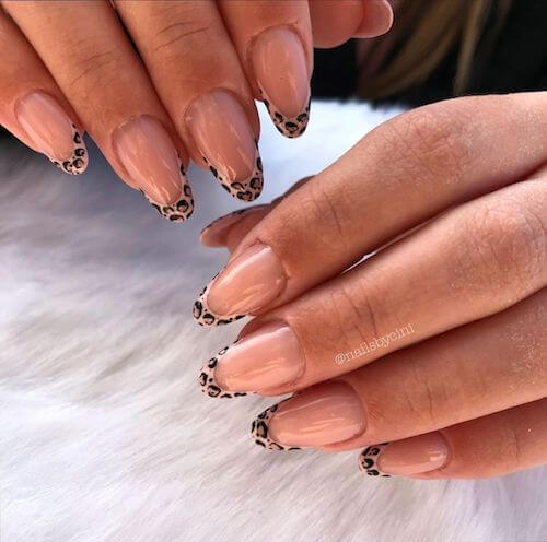 leopard nail designs