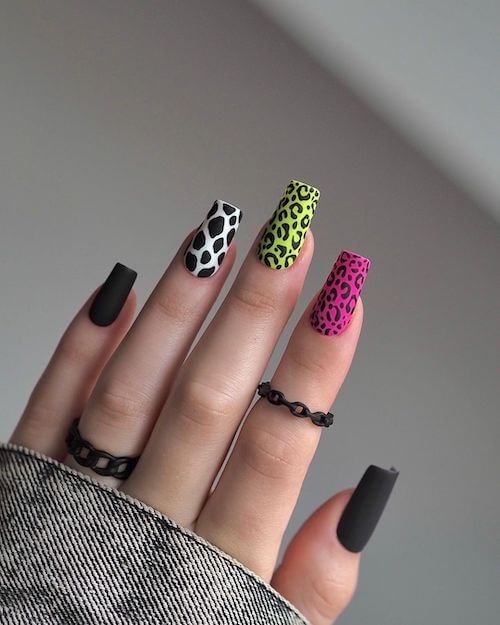 leopard nail designs