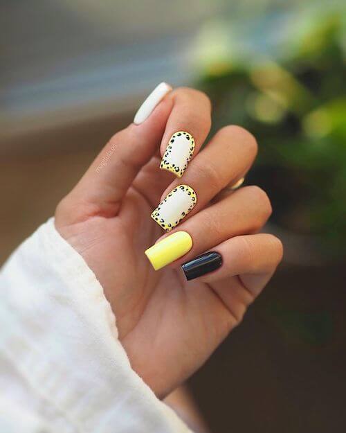 leopard nail designs