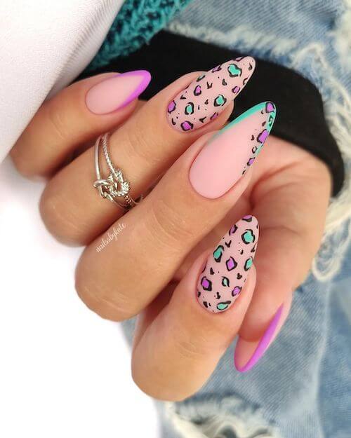 leopard nail designs