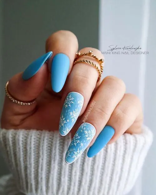 light blue nail designs baby blue nail designs