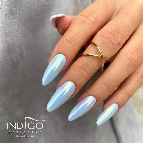 light blue nail designs baby blue nail designs