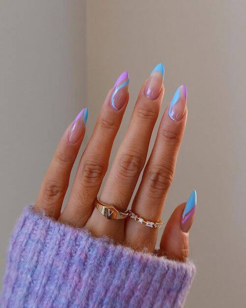 light blue nail designs baby blue nail designs