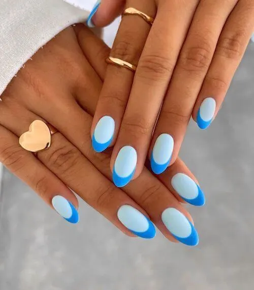 light blue nail designs baby blue nail designs