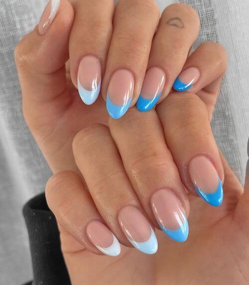 light blue nail designs baby blue nail designs