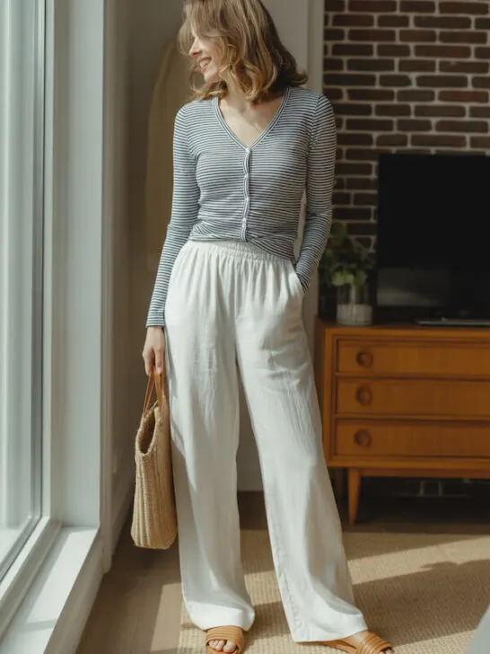 21 Must-Try Linen Pants Work Outfit Ideas for Women: Look Professional & Stay Comfortable
