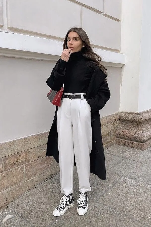 long coat outfit