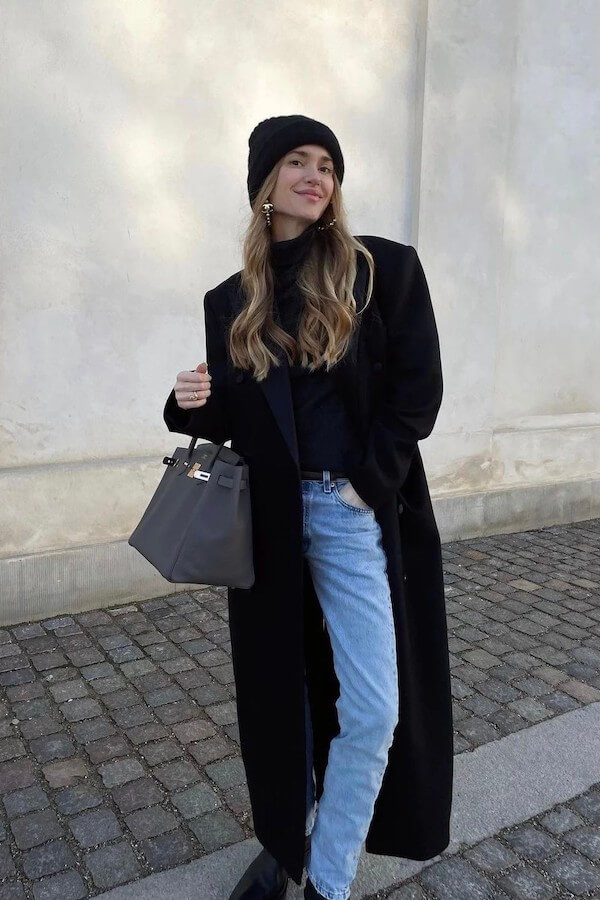 long coat outfit