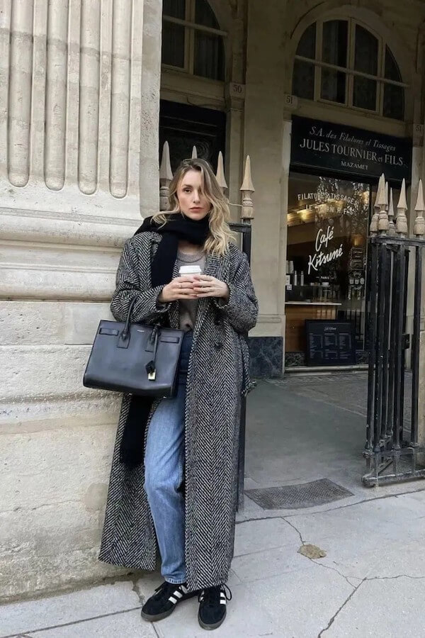 long coat outfit