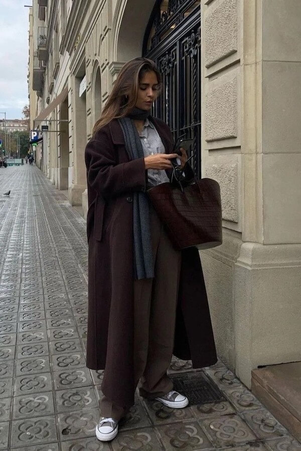 long coat outfit