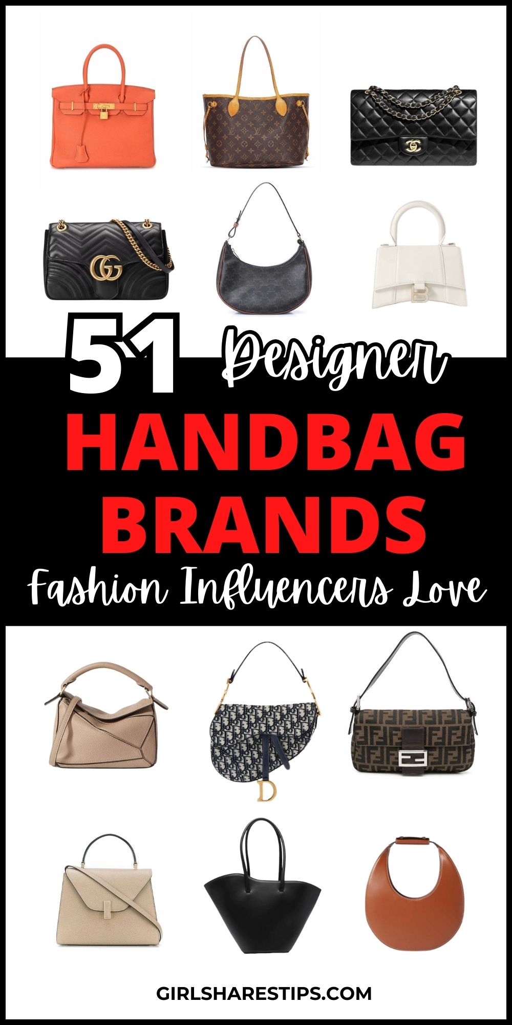 luxury designer handbag brands