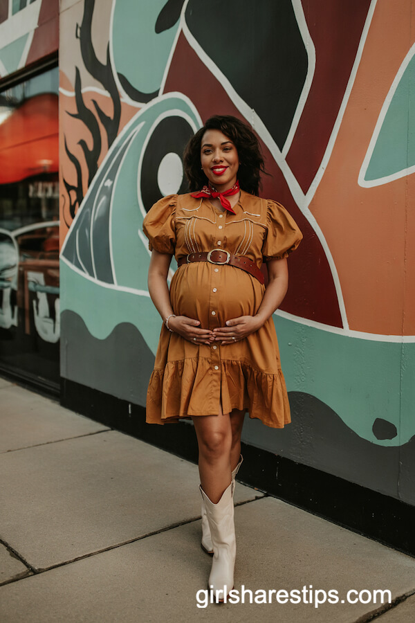 Mustard Prairie Dress & Bandana