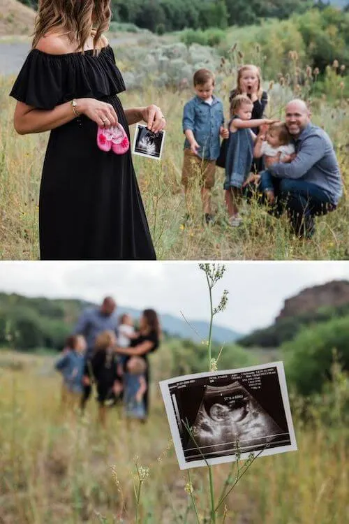 maternity photoshoot with siblings