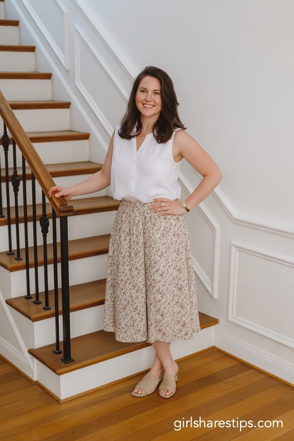 midi skirt outfits for work