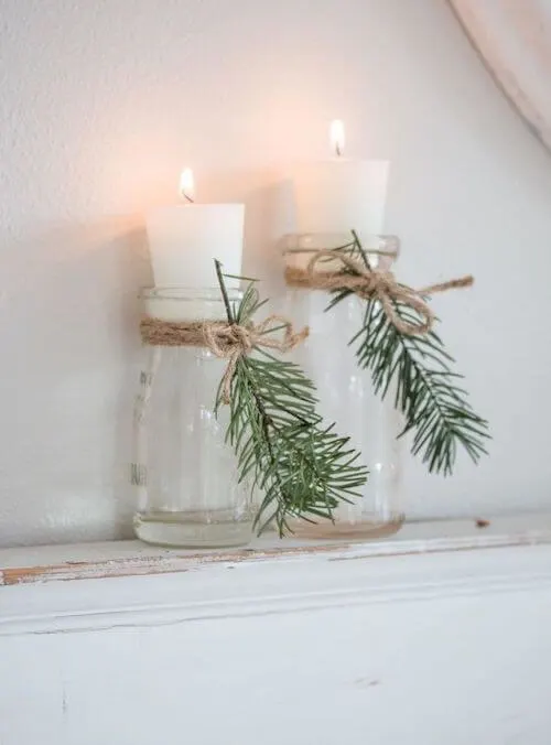 minimalist christmas decor on a budget