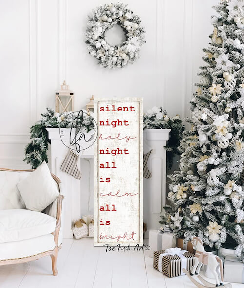 minimalist christmas decor on a budget