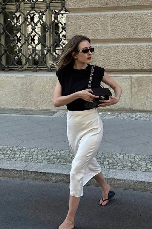 minimalist summer outfit