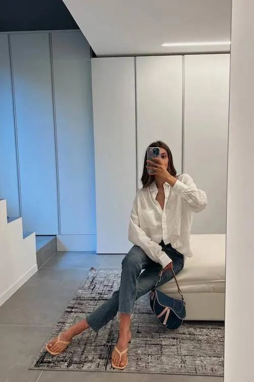 minimalist summer outfit