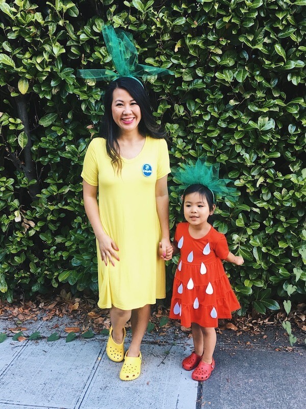 Pineapple and Strawberry Costumes