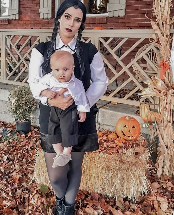 Wednesday Addams and Pugsley Addams Costumes