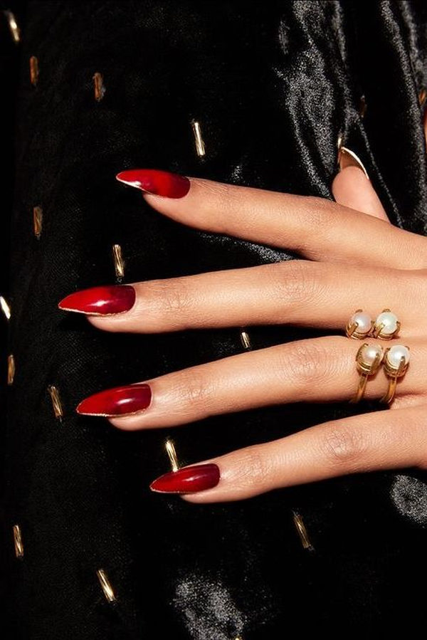 nails with black dress