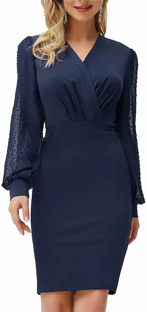 navy blue dresses to wear to a wedding