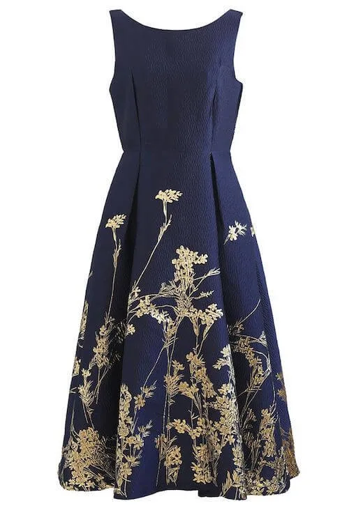 navy blue dresses to wear to a wedding