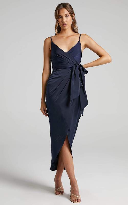 navy blue dresses to wear to a wedding