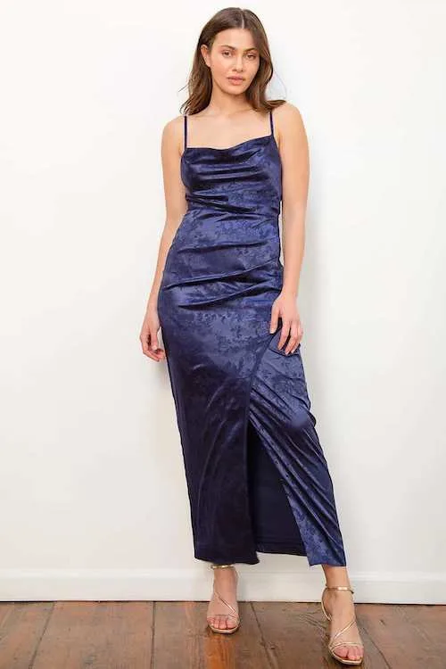 navy blue dresses to wear to a wedding