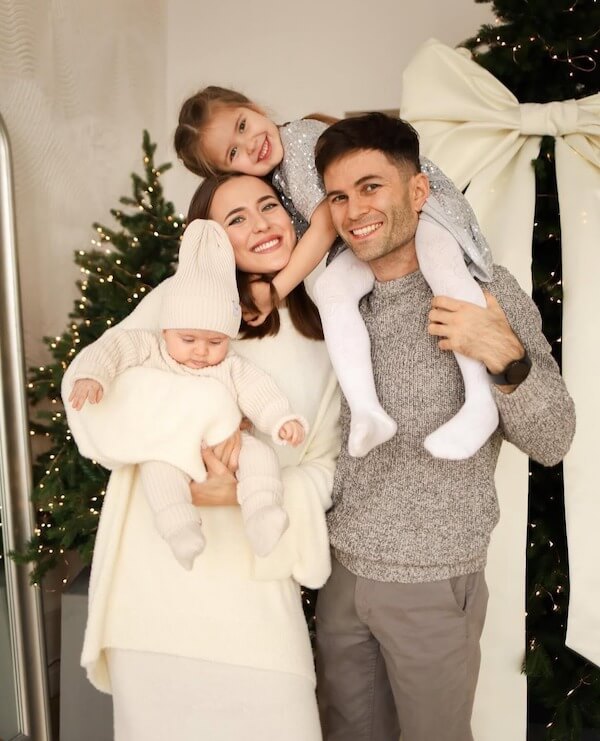Winter White and Soft Gray Family Fashion