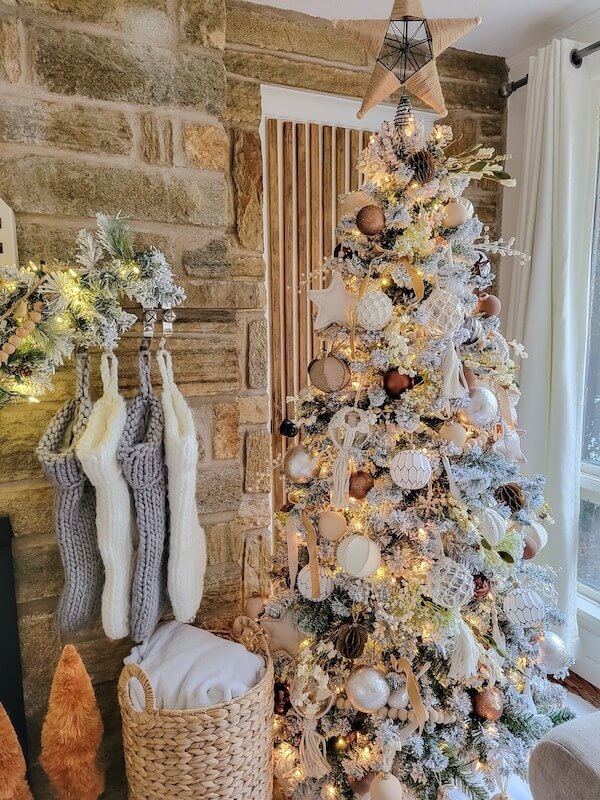 Cozy Knit Neutral Christmas Tree