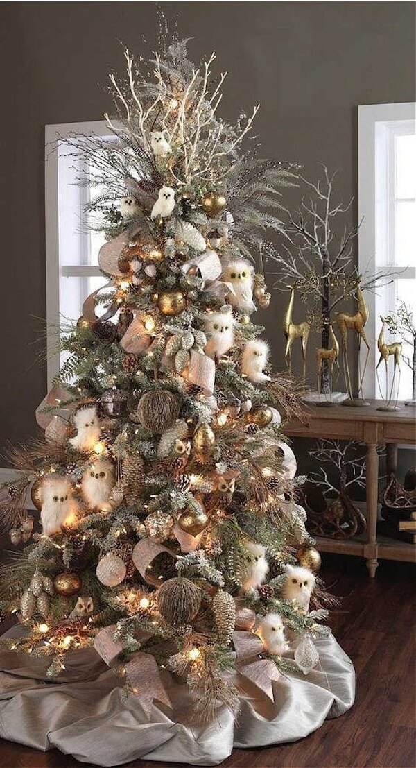 Woodland Owl Christmas Tree