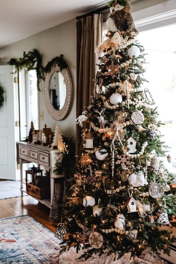 Rustic Woodland Christmas Tree