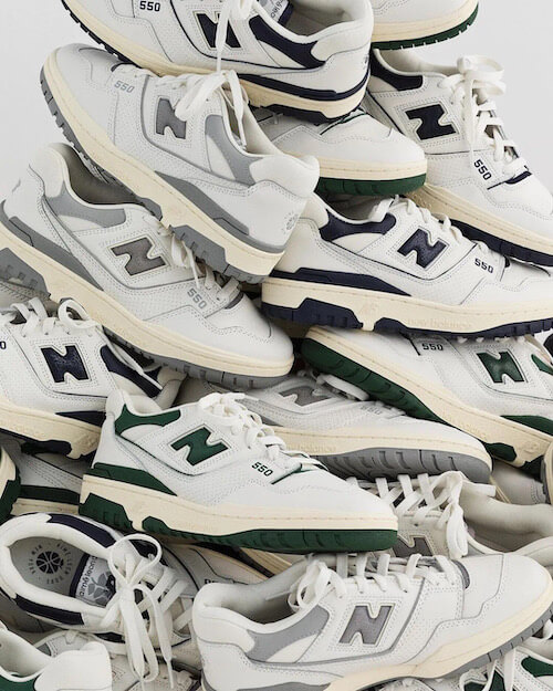 new balance 550 outfits female