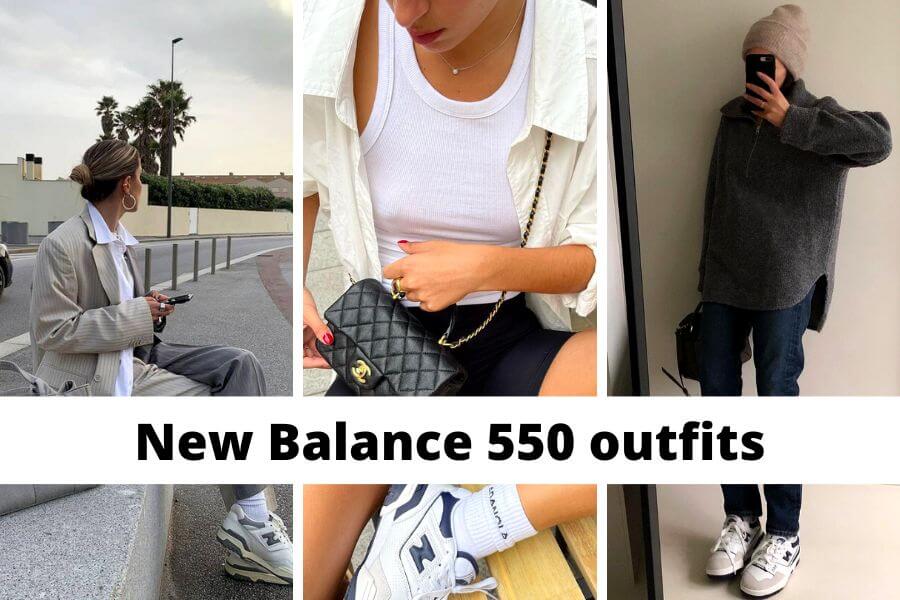 new balance 550 outfits female